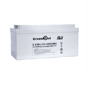 Bateria solar 55Ah 12V Gel GreenPoint para paneles solares, Bateria para paneles solares, bateria 12V solar, bateria solar Gel