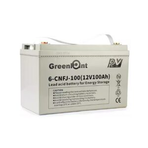 Bateria solar Gel 100Ah 12V GreenPoint para paneles solares, bateria gel 100Ah, Bateria para paneles solares, bateria 12V solar, bateria solar Gel